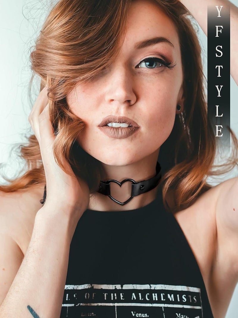 yfstyle Black Choker Necklaces Set: Adjustable Black Velvet Chokers for Women Gothic Accessories - Image 4
